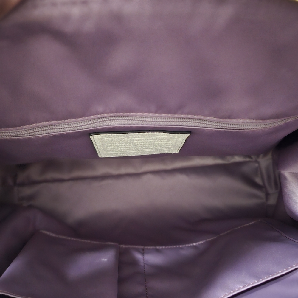 Coach Madison Embossed Python Leather Satchel - image 6